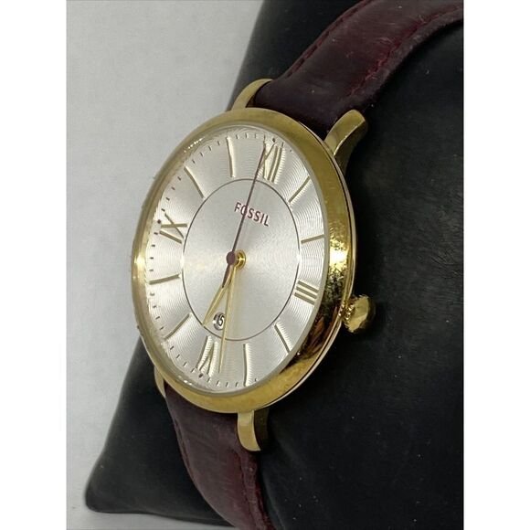 Fossil AM3856 Men's Brown Leather Analog Dial Quartz Genuine Wrist Watch CM484 - Picture 4 of 12